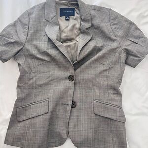 Banana Republic Taupe Blazer Top